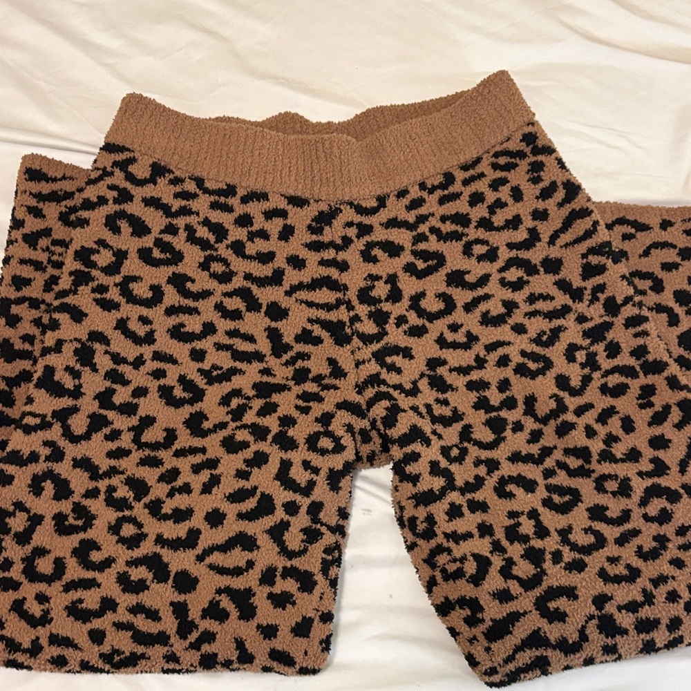 Cupcakes & Cashmere Brown and Black Knit Shorts
